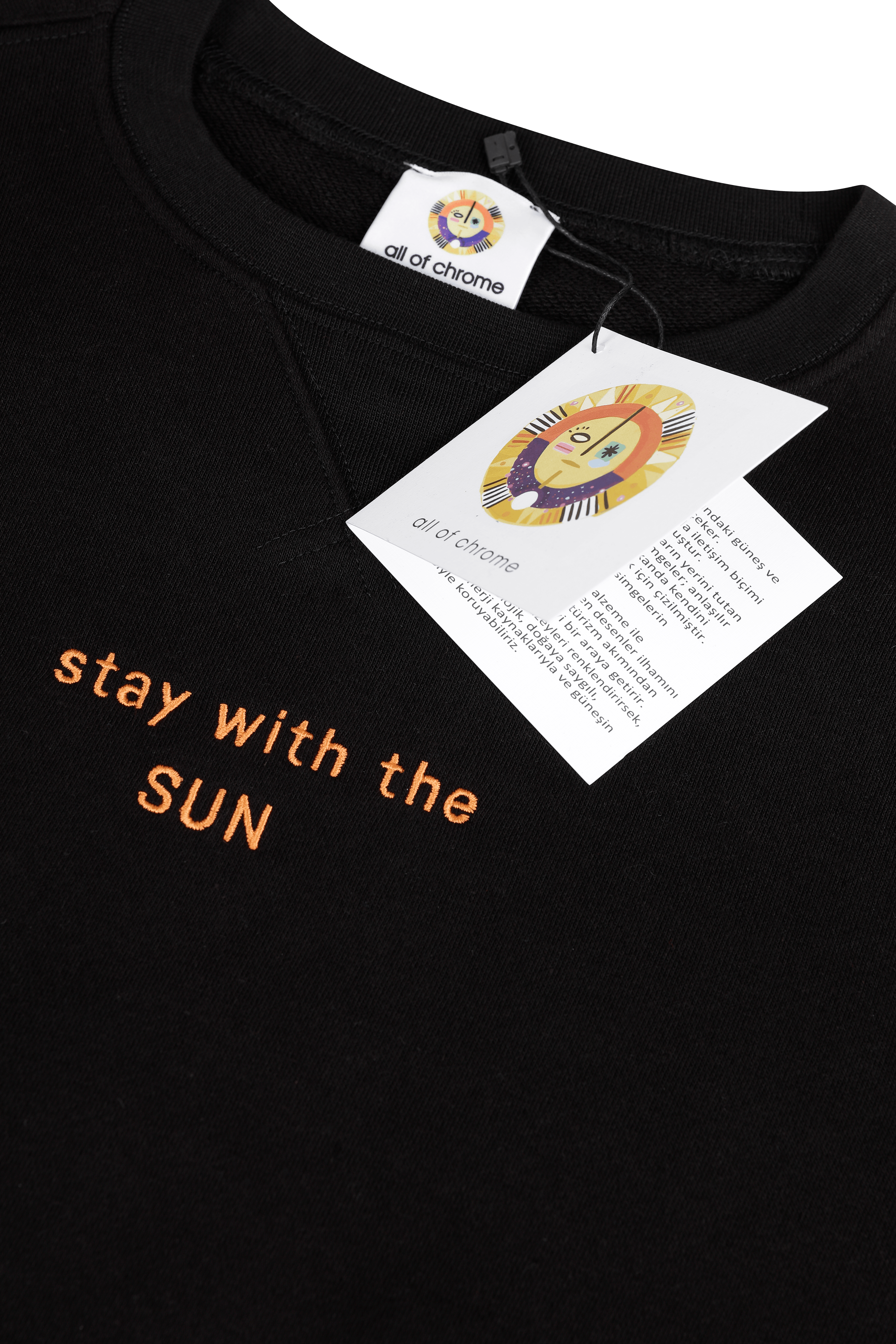 Black Stay With The Sun Sweatshirt